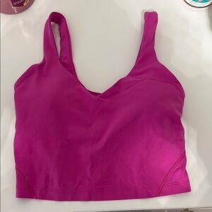 lululemon sonic pink align tank - size 4